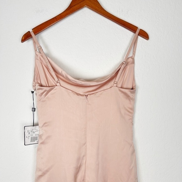 Laundry by Shelli Segal Ruched Satin Gown - Picture 10 of 13